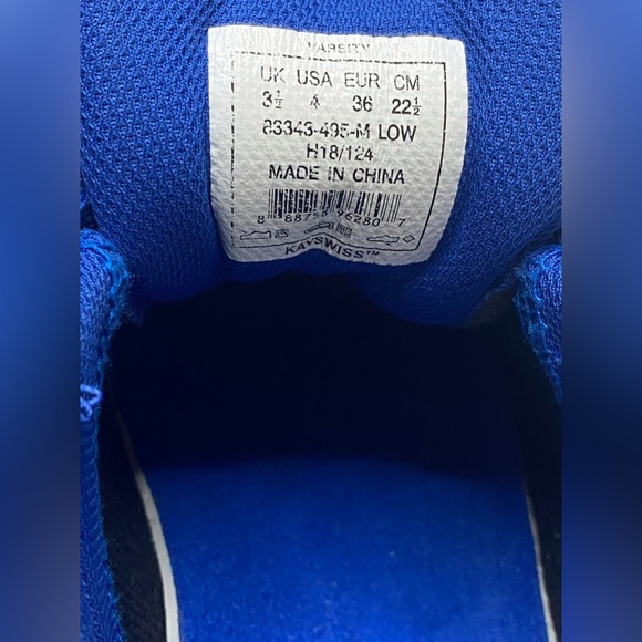 ⭐️. Kswiss Varaity Classic Blue Leather Sneaker - Picture 7 of 7